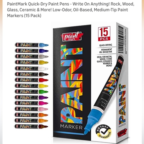 PaintMark Other - PaintMark Quick Dry Paint Pens-Write On Anything Oil Based Paint Markers 15 pk